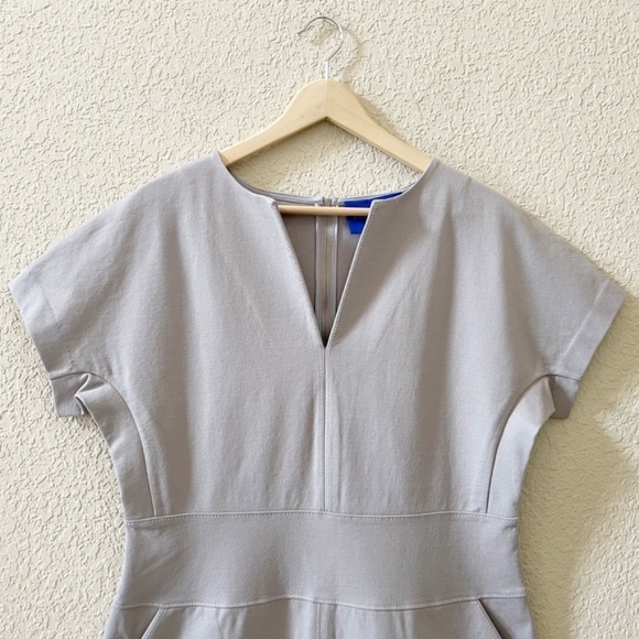 Winser London Dress Miracle Katherine Sheath Classic Work Office Minimal Gray 16 - Picture 5 of 11